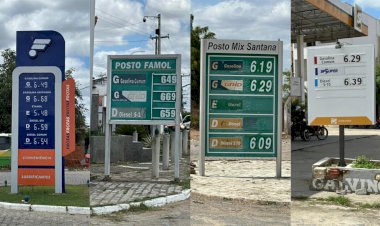 Após aumento do imposto, veja como está os preços do combustível nos postos de Santana do Acaraú